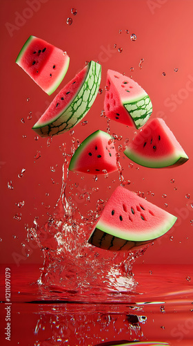 Juicy Watermelon Slices Spl...