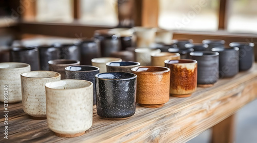 Variety of Ceramic Cups Dis...