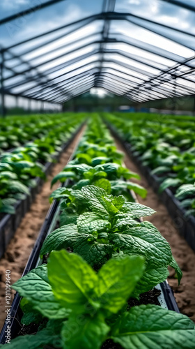 Lush Green Plants Thrive in...