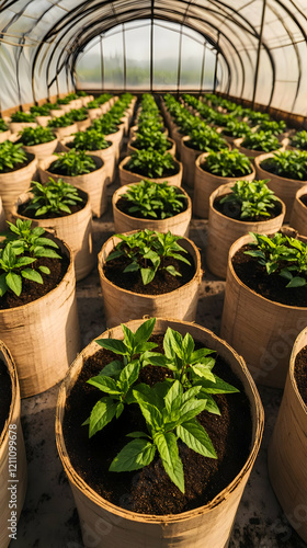 Green Seedlings Thrive in W...