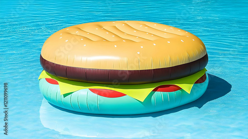 Inflatable Hamburger Floats...