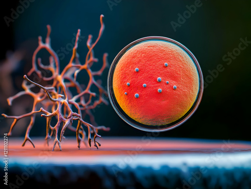 3D Render of a Cell with De...