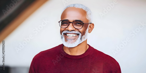 Portrait of a smiling matur...