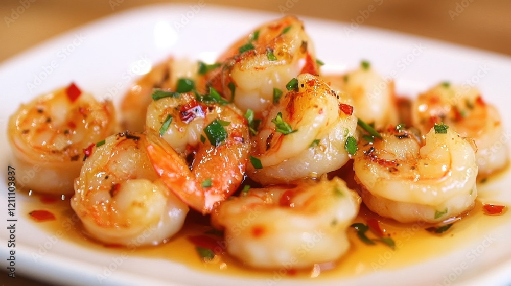 Delicious Garlic Shrimp Dumplings with Delicate Flavor and Presentation Delicious Garlic Shrimp Dumplings with Delicate Flavor and Presentation