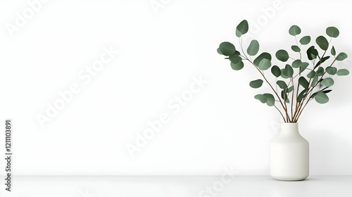 Eucalyptus Branches in a Wh...
