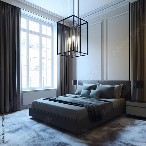 Modern Bedroom Interior Des...