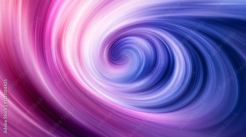 Abstract Swirling Vortex of Pink and Blue Hues Abstract Swirling Vortex of Pink and Blue Hues