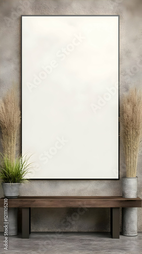 Blank Canvas Mockup Display...