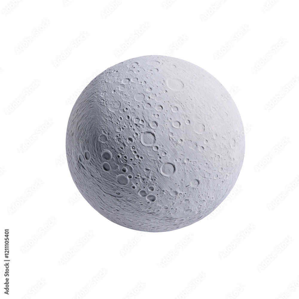 Moon isolated on white, png Moon isolated on white, png