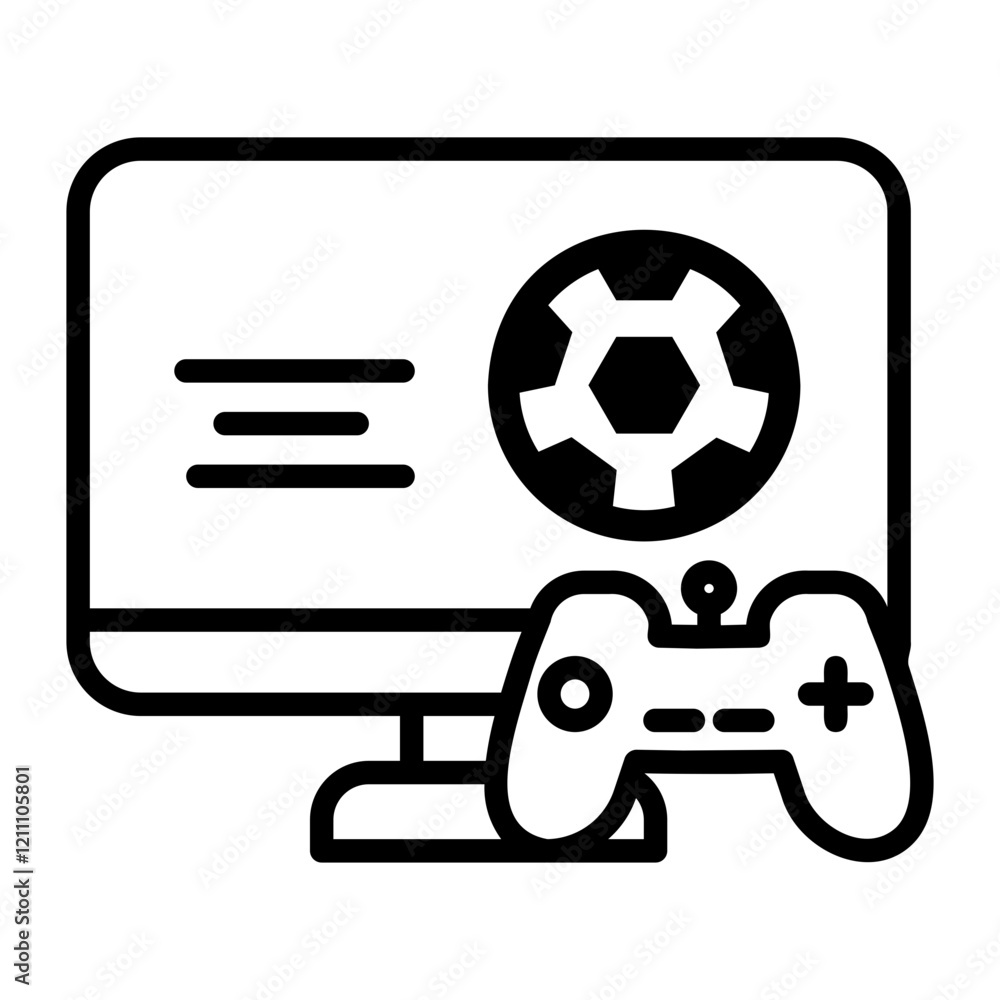 console Line Icon console Line Icon