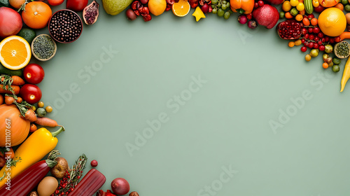Assortment of colorful frui...