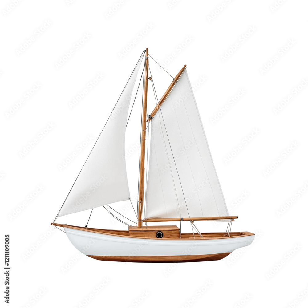 Obraz premium sailing ship isolated