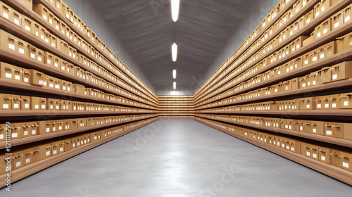 Storage Room Filled with Ca...
