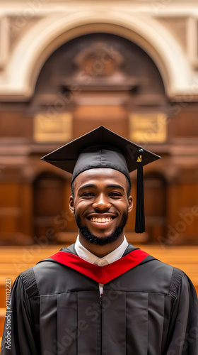 Happy Graduate Smiles in Ca...