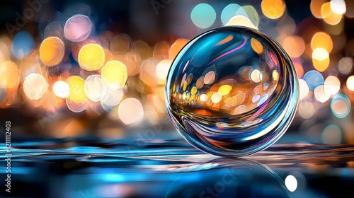 Exploring Carbon-Neutrality Through the Lens of a Glass Ball on a Table with Blurry Backgrounds