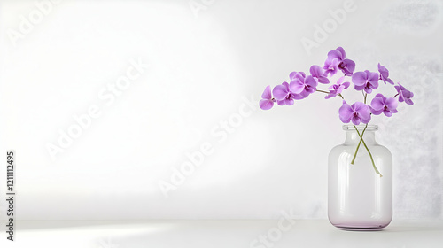 Purple Orchid Flowers Stand...