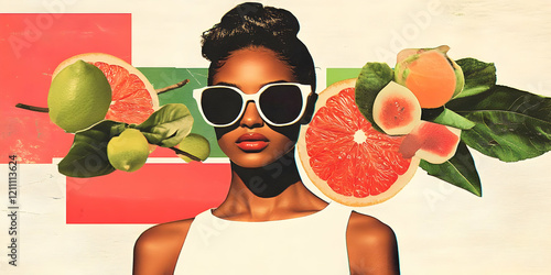 Stylish Woman with Sunglass...