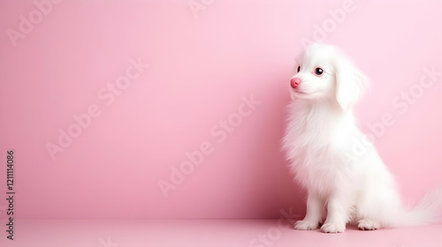 Adorable White Fluffy Puppy...