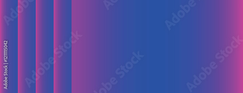 Vibrant gradient background with blue and pink colors. The background features vertical stripes and a smooth texture, blending blue and pink. Minimal abstract gradient graphic vector background