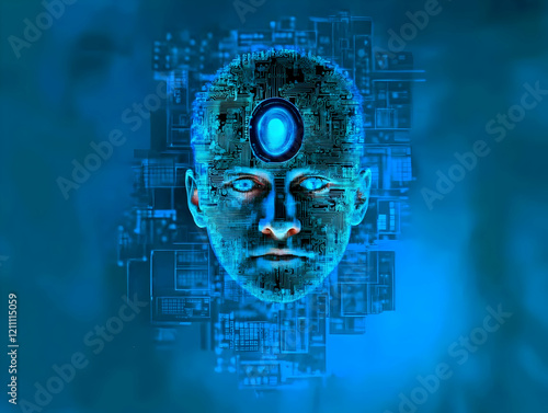 3D Illustration of a Futuri...