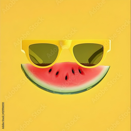Yellow Sunglasses on a Wate...