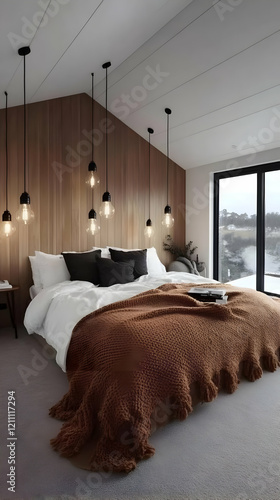 Cozy Bedroom Interior Desig...