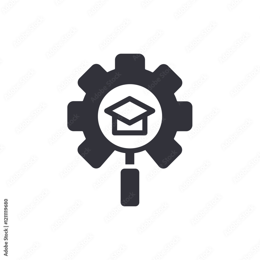 Academic research solid icons, minimalist vector illustration ,simple transparent graphic element .Isolated on white background Academic research solid icons, minimalist vector illustration ,simple transparent graphic element .Isolated on white background