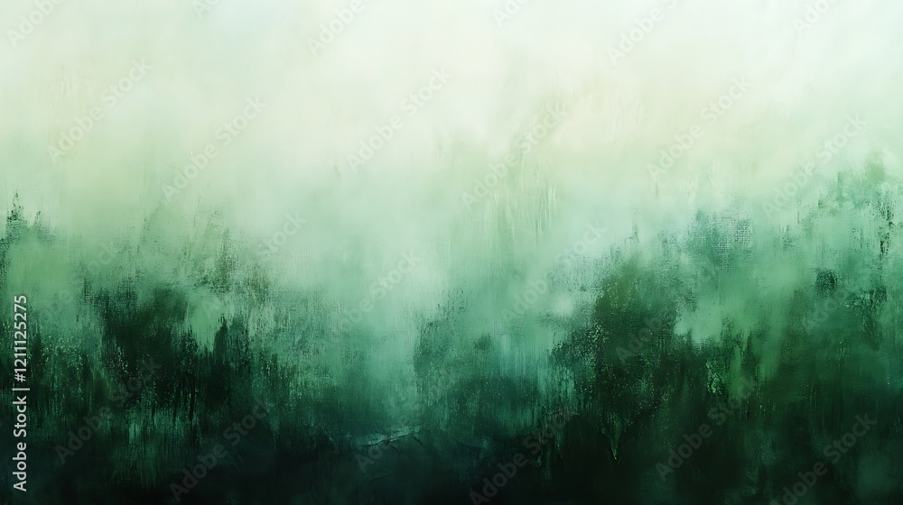 abstract painting featuring a gradient of green hues with a smooth transition from lighter shades to darker, richer greens, texture appears soft and blended creating a sense of depth and movement abstract painting featuring a gradient of green hues with a smooth transition from lighter shades to darker, richer greens, texture appears soft and blended creating a sense of depth and movement