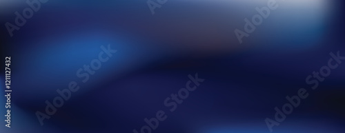 Abstract blue background, smooth gradient style. The background features deep blue tones, creating a serene and calming background effect. Minimal abstract blur gradient vector background