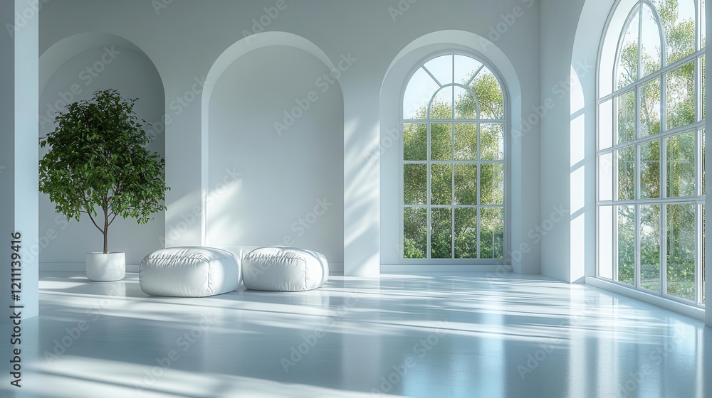 minimalist white room interior with clean lines and subtle shadows perfect for digital staging and design mockups minimalist white room interior with clean lines and subtle shadows perfect for digital staging and design mockups
