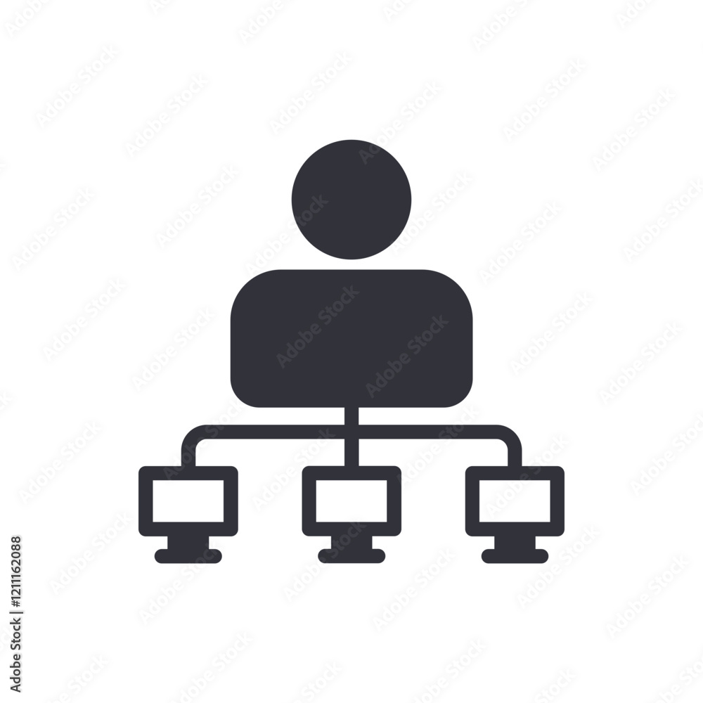 Administrator solid icons, minimalist vector illustration ,simple transparent graphic element .Isolated on white background Administrator solid icons, minimalist vector illustration ,simple transparent graphic element .Isolated on white background