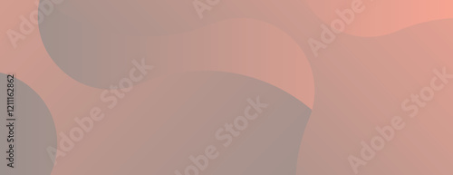 Abstract background with soft peach tones. The background features smooth, flowing textures in peach, creating a calming effect. Vector. Gradient flowy background. Orange background vector.