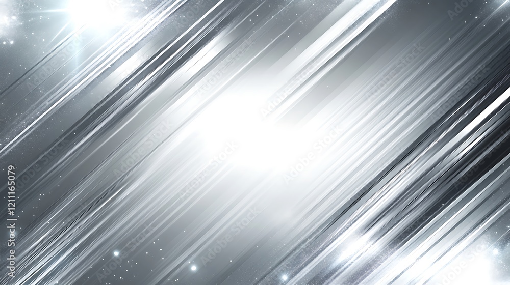 Abstract Silver Diagonal Lines Glowing Background Abstract Silver Diagonal Lines Glowing Background
