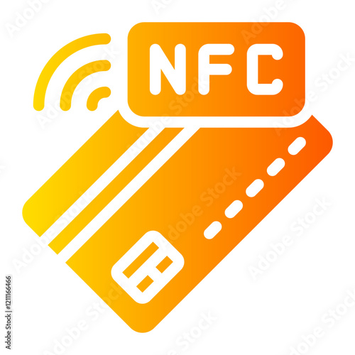 nfc card gradient icon