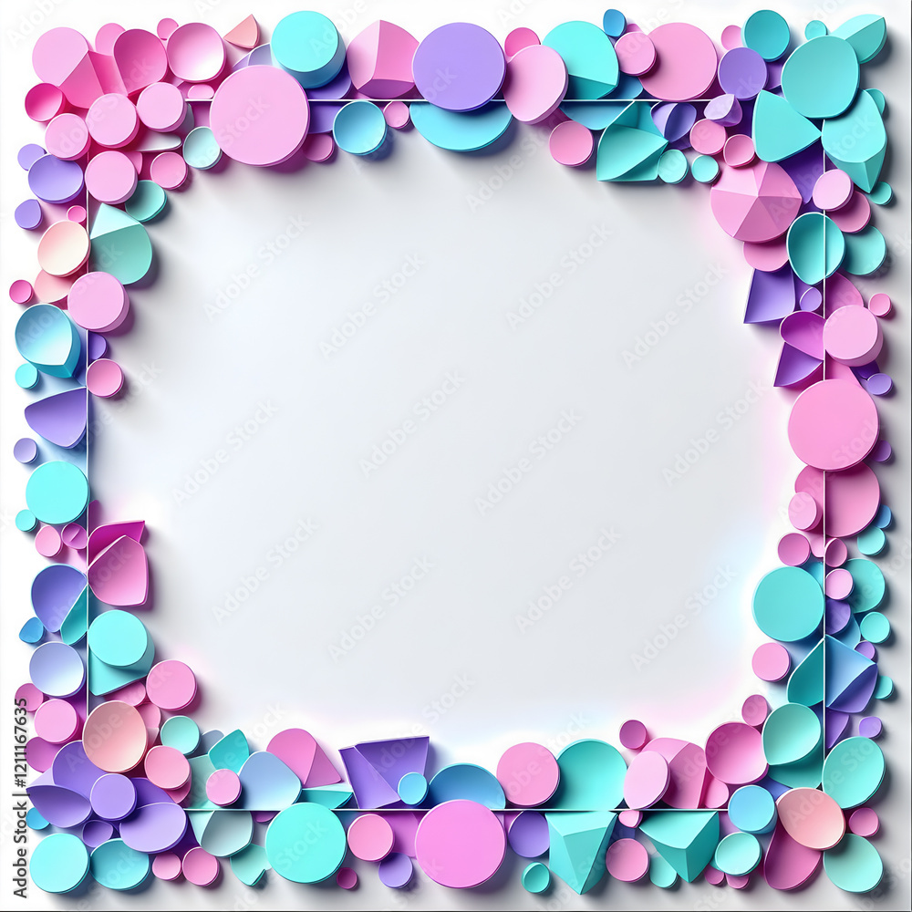three dimensional circle frame three dimensional circle frame