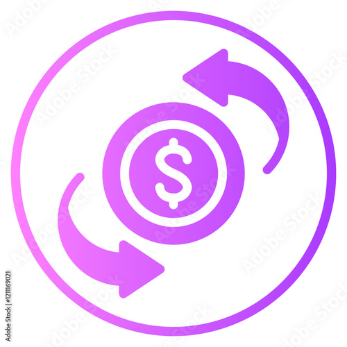 peer to peer gradient icon