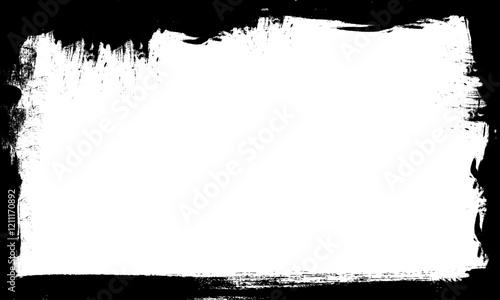 black brush painting frame border pictures artistic grunge abstract background