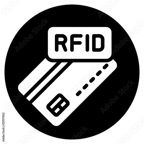rfid glyph icon