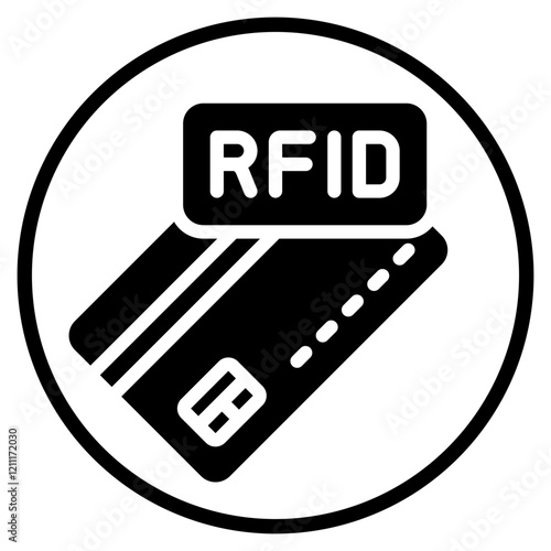 rfid glyph icon