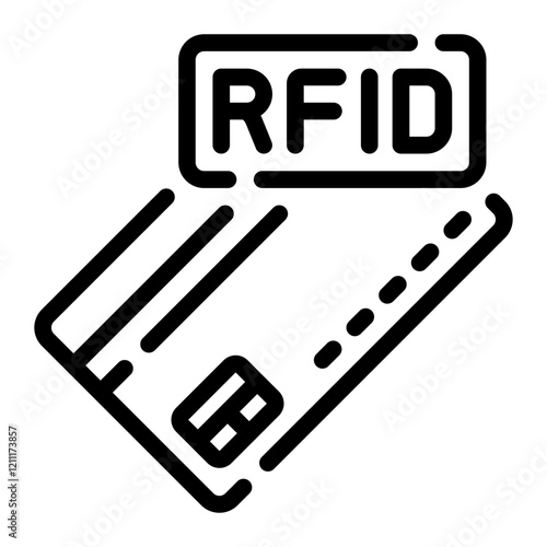 rfid line icon