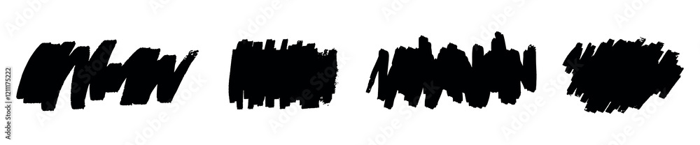 Set of black brush strokes. Bold brush strokes create dynamic textures. Each brush stroke varies in shape and size. Perfect for artistic brush stroke designs. Creative elements, vector set. Set of black brush strokes. Bold brush strokes create dynamic textures. Each brush stroke varies in shape and size. Perfect for artistic brush stroke designs. Creative elements, vector set.