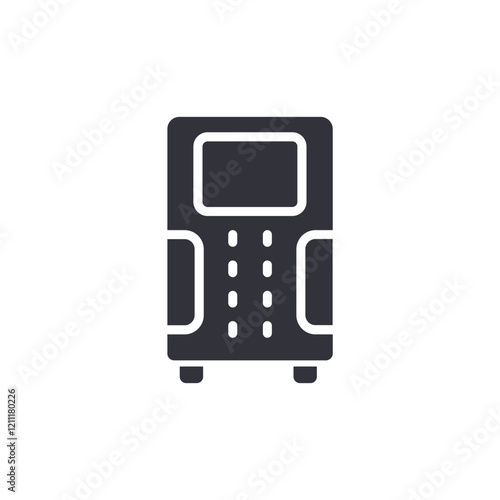 Air purifier solid icons, minimalist vector illustration ,simple transparent graphic element .Isolated on white background