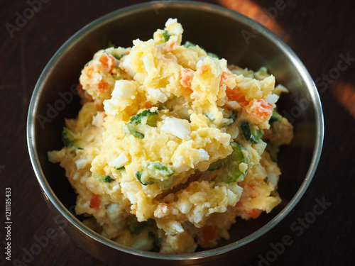 bowl of Japanese style potato salad