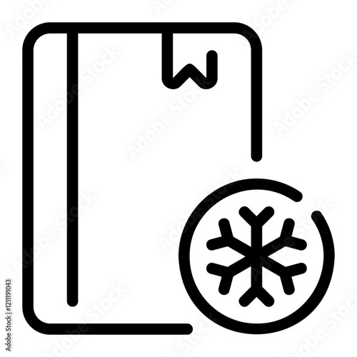 guidebook line icon