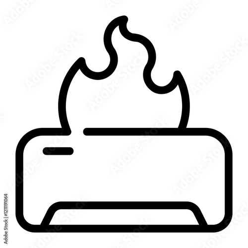 heat line icon