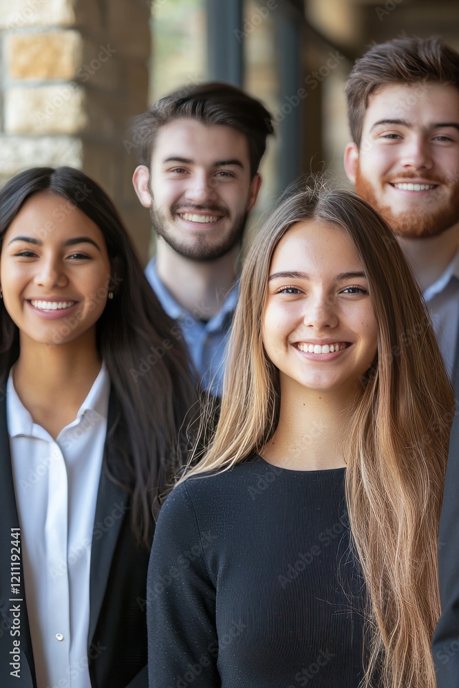 A team of young professionals from various ethnic backgrounds A team of young professionals from various ethnic backgrounds