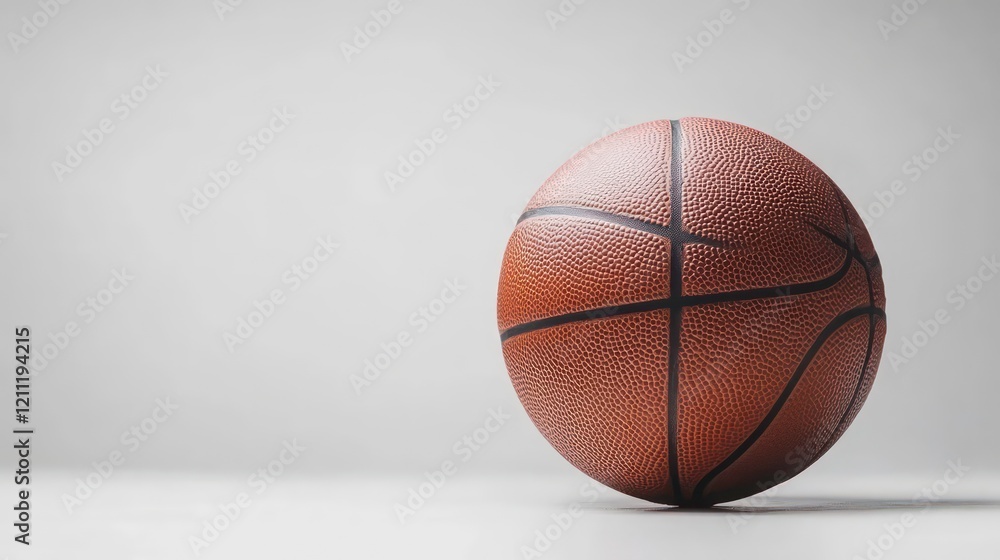 Obraz premium Basketball Ball isolated on white background, full depth of field