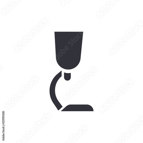 Prosthetic leg solid icons, minimalist vector illustration ,simple transparent graphic element .Isolated on white background