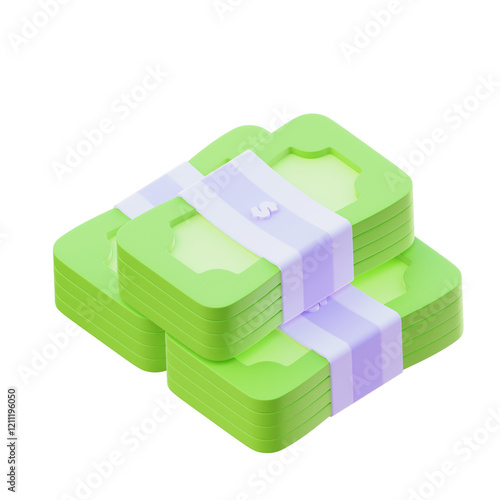 Money_4 3D Illustration