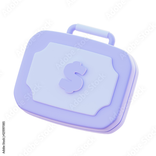 Suitcase_5 3D Illustration